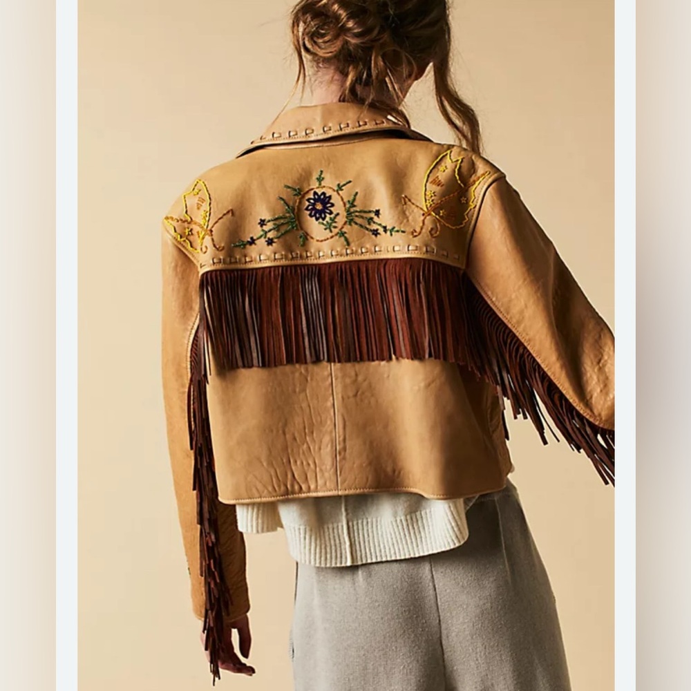 Free People - We The Free | NWT - Olivia Leather Jacket - Size S